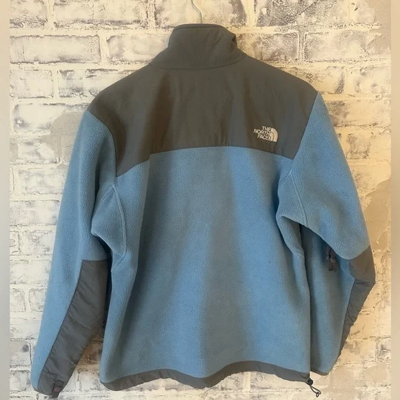 Vintage y2k North Face Denali Fleece Baby Blue / Gray - Picture 2 of 4